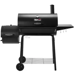Royal Gourmet 26.77-in W Black Barrel Charcoal Grill