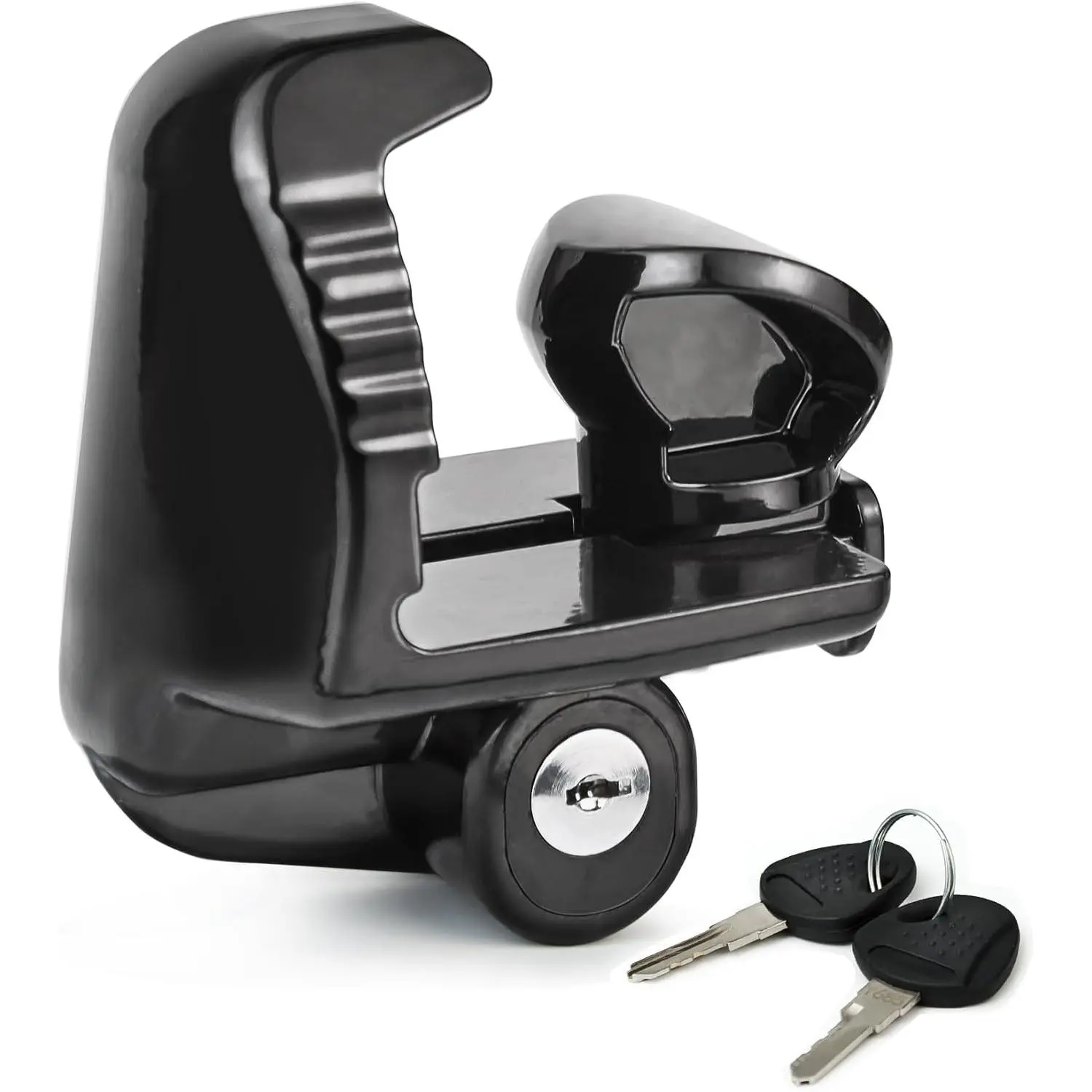 Trailer Lock with  Fit 1-7/8 ",2 ",and 2-5/16" Couplers,Universal Accessories for Boat,, and Rv,Heavy-Duty Steel