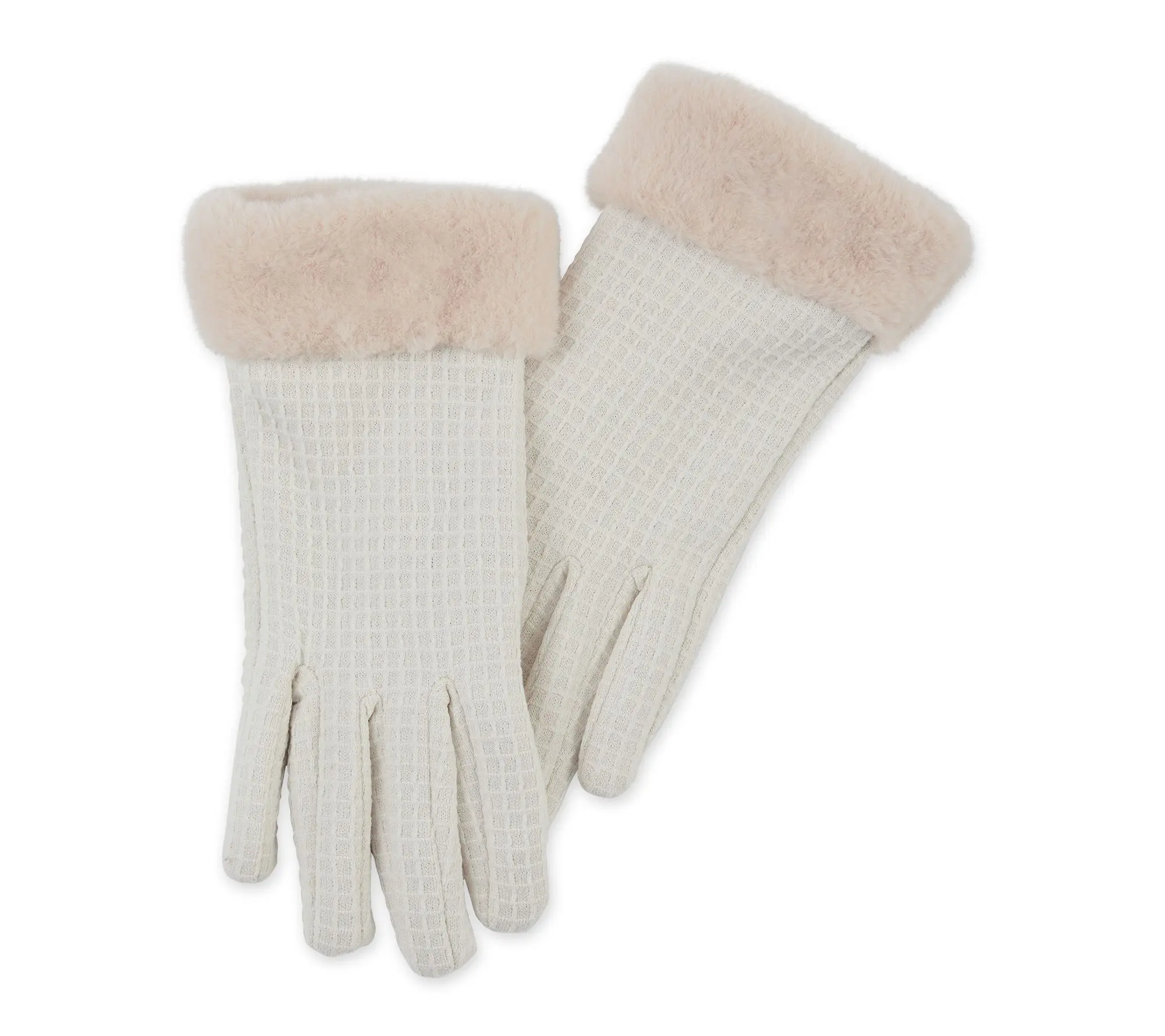 Hadley Wren Winter Waffle Faux Fur Texting Gloves Hadley Wren Winter Waffle Faux Fur Texting Gloves