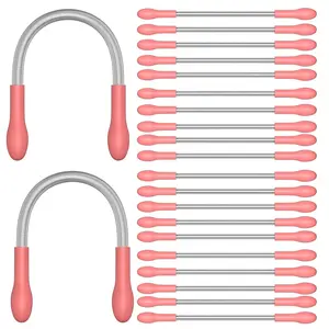 10PCS Facial Hair Remover Spring for Women Face Chin Cheek Mustache Upper Lip Hair Remover Spring Epilator Threading Tool