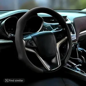 Napa Leather Steering Wheel Cover 2025 New Car Models Red Quick Turn Non-Slip Breathable Ultra-Thin All-Season Use Car Interior Kit Automotive