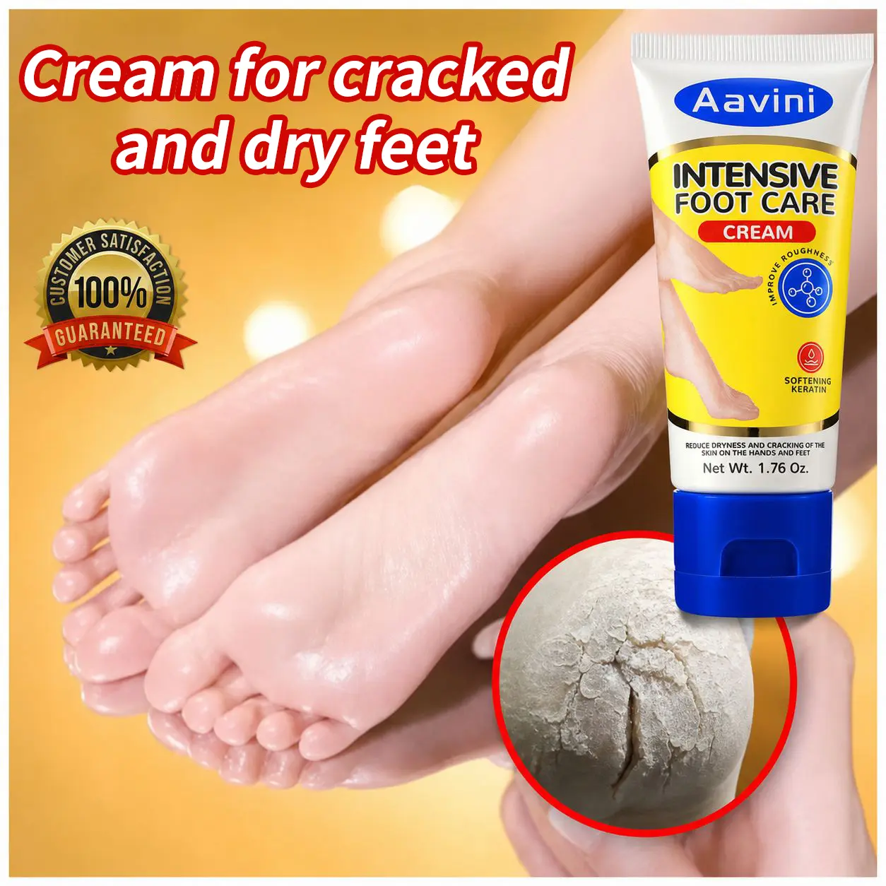 FOOT RESCUE - Advanced Restorative Treatment - Urea Foot Repair Cream - Salicylic Acid Foot Ointment
