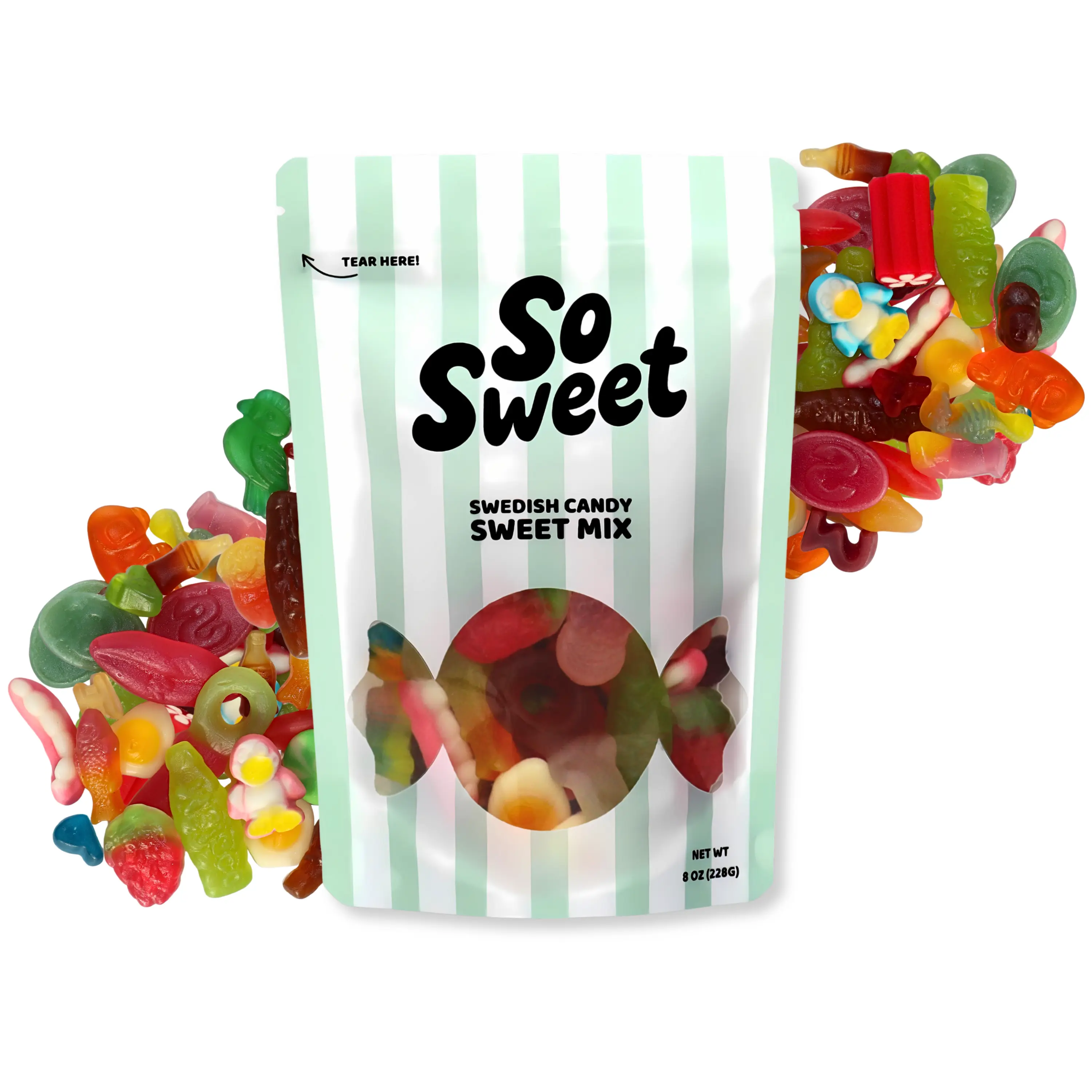 SoSweet Swedish Candy Sweet Mix (1/2lb) SoSweet Swedish Candy Sweet Mix (1/2lb)