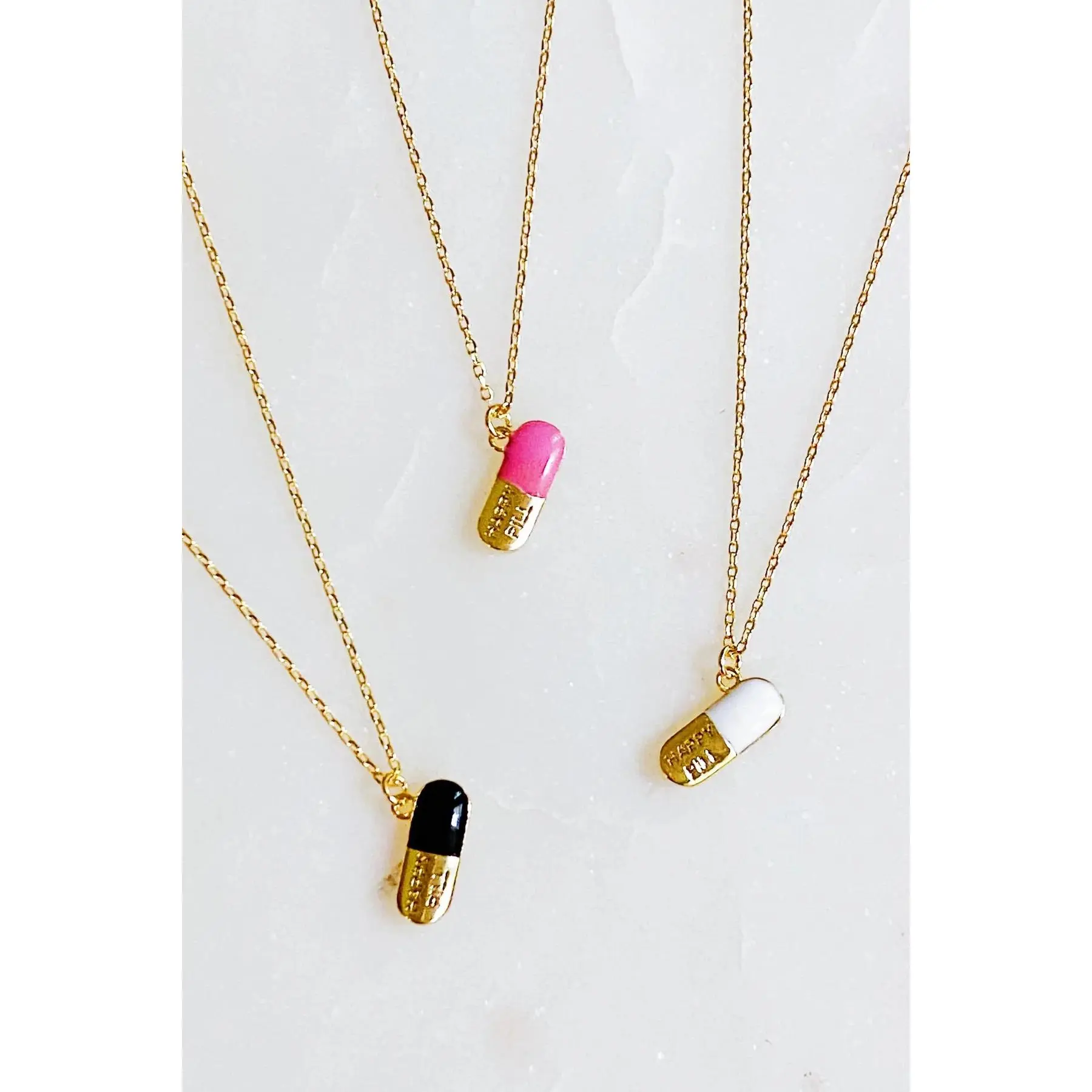 Happy Pill Necklace