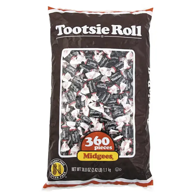 2 lbs. 11 oz. Bulk 360 Pc. Midgees Chocolate Candy