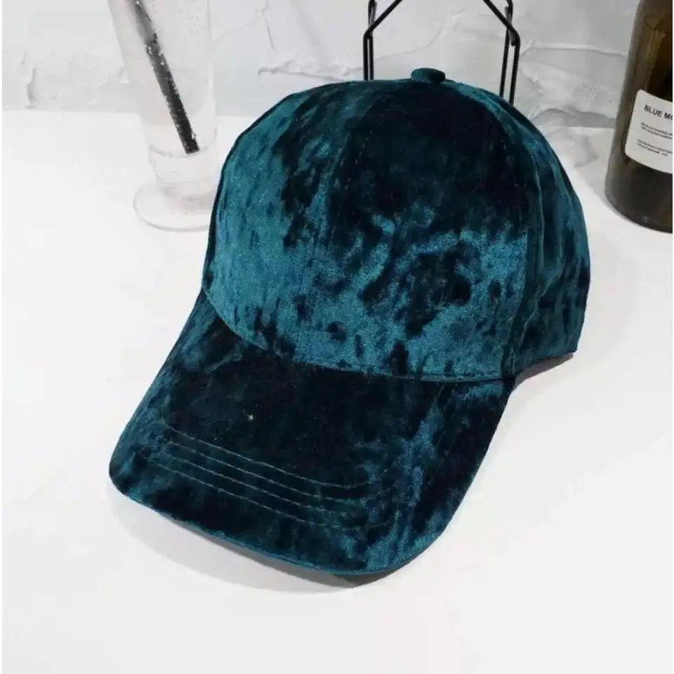 Green Velvet Hat