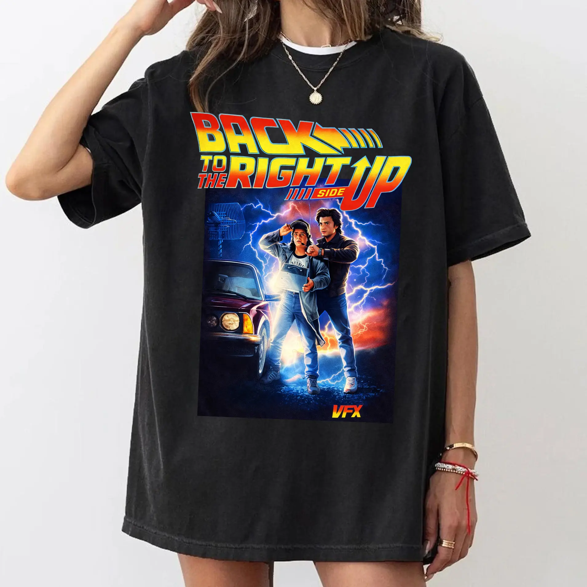 St5 Steve Dustin Back to the right up Shirt, Station T Shirt, Season5 Movie Shirt, Strangers Thigs Sweatshirt Movie 2025