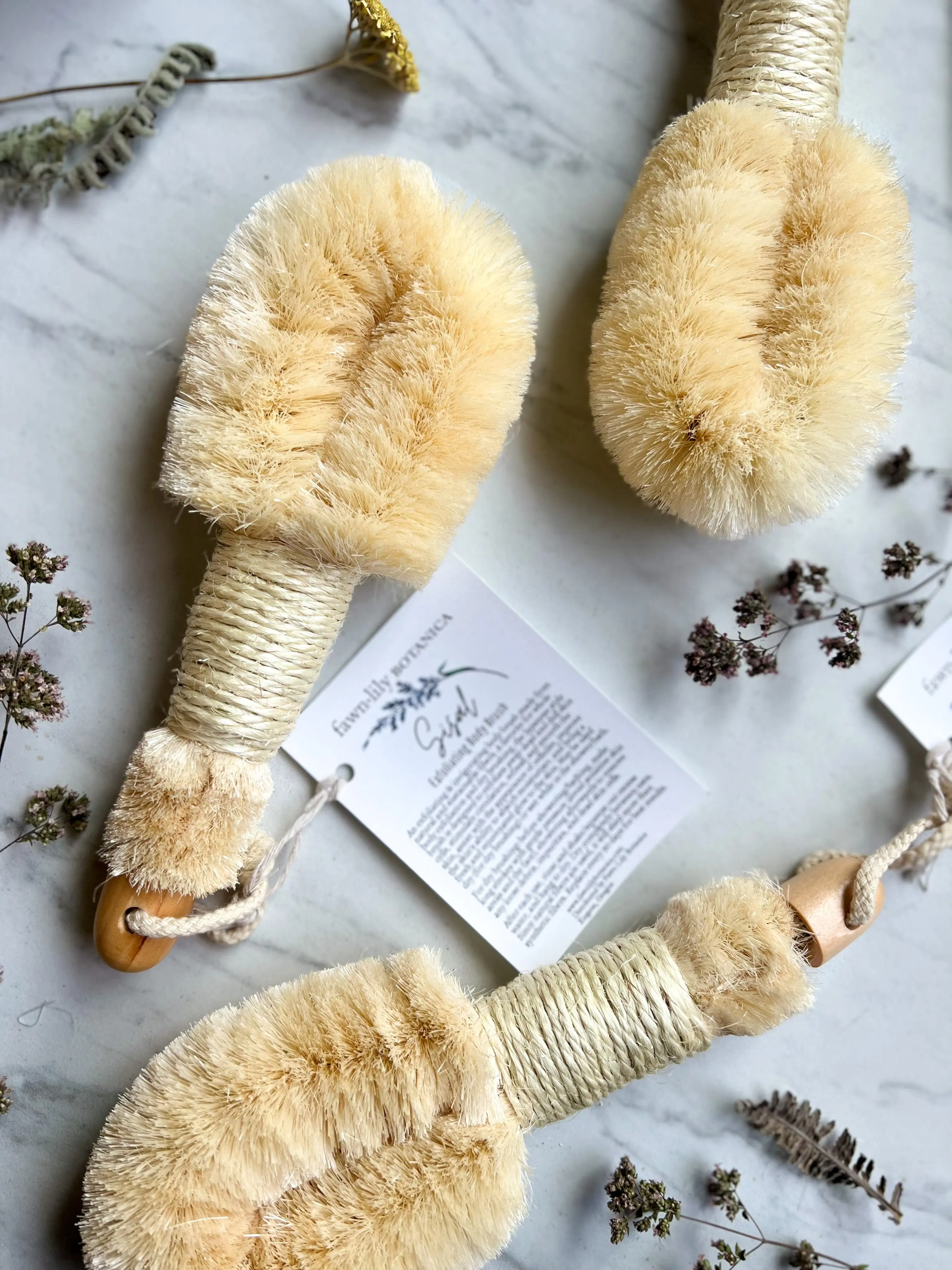 SISAL BOTANICAL BODY BRUSH