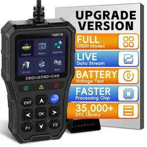 Upgraded Obd2 Scanner Code Reader, Car Diagnostic Scanner Full Obd2 and Can Modes, I/m Ready Check, Real-Time Data Monitoring, Dtc Library, Fits All Obd Ii Cars Since 1996