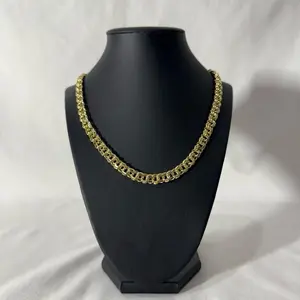 Byzantine Chain Necklace 60cm - Elegant Gold-Tone Byzantine Chain Design