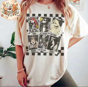 Nightmare Before Christmas Shirt, Nightmare Characters Tarot Cards Shirt, DN Halloween Shirt, Spooky Season Shirt, Halloween Party 2024