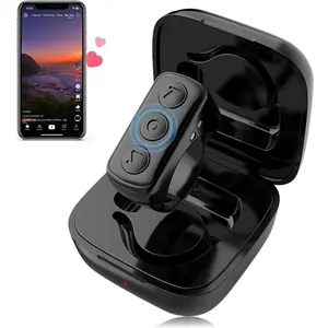 Scrolling Ring Bluetooth Remote Control, Page Turner for iPad iPhone & Android Tablet, Bluetooth Scroller Ring Remote Control for TIK Tok, Wireless Camera Video Recording for iOS, Android -Black