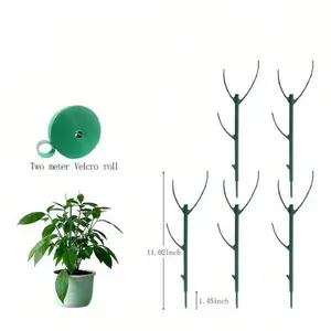 2026 Upgrade Stackable Monstera Plant Support Stakes – Durable Sticks for Indoor/Outdoor Potted Plants, Vine Training & Stem Stabilization