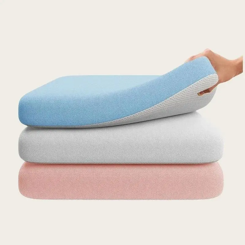 Memory Foam Thick Seat Cushion, Office Long Sitting Lumbar Support Chair Pad, Car Large Seat Cushion, Breathable Soft Comfortable