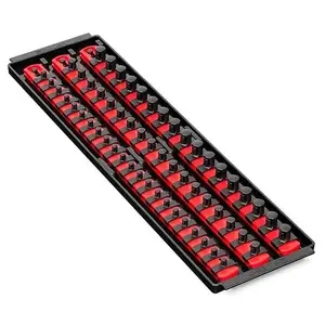 Ernst Rail Twist Lock Socket Boss 18" - Multi Drive Socket Organizer