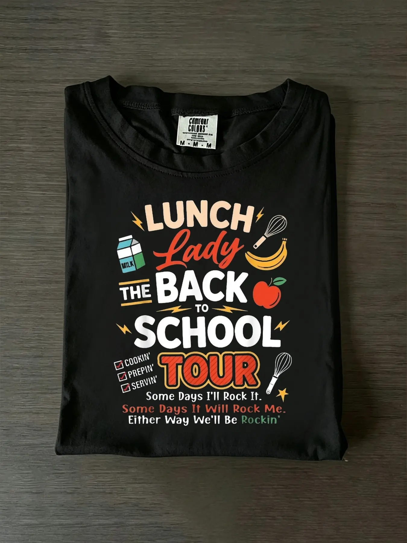 Funny Lunch Lady School Cafeteria TShirt Vintage L unisex soft cotton short sleeve t shirt, vintage graphic casual tee for men women teens, perfect birthday holiday gift for camping travel gym daily street casual wear