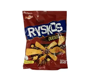 Ryskos Queso Snack 47g – Ecuador Cheese Flavored Corn Chips