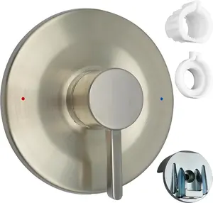 T21911BN Trim Kit for Moen Posi Temp Shower Handle, Single Shower Handle, Compatible with Moen & Shower Faucet Handle, Brushed Nickel