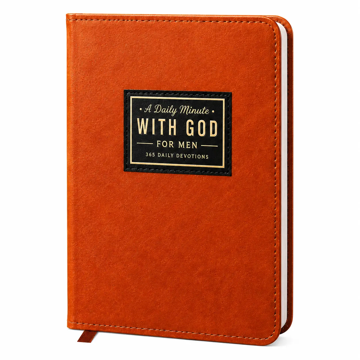 [DealsForYouDays]leather Men's Devotional Book, Christian Devotional Journal with 365 Daily Reflections, Inspirational Readings & Prayer Journal for Spiritual Growth, Faith Based Personal Growth Notebook, Meaningful Gift for Husband Dad Son