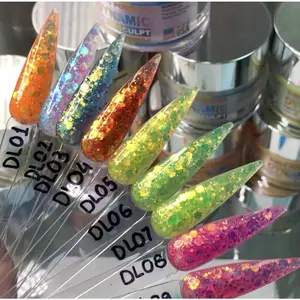 New Neon Glitter Acrylic Collection for the Summer 2021