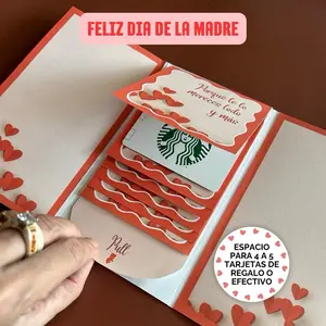 Tarjeta de regalo para el Día de las Madres regalo para mamá regalo del día de la Madre