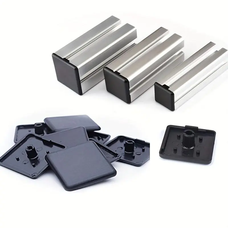 Industrial accessories commercial lid end cap, material end cap plastic sealing cover plate square tube plug plastic cap