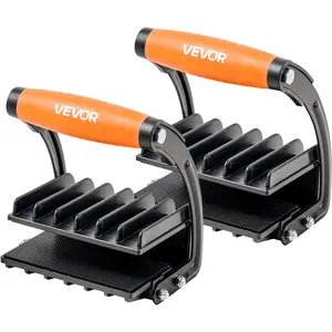 fathersdaygift  VEVOR 2 Pack Panel Carrier, Plywood and Drywall Lifting Tool with 0 - 1 Inch Grip Range, Single Hand Clamp Lift Tool with Non - Slip Grips for Plastic Boards, Plywood board, Drywall, 200lbs Single ClampVEVOR Super Brand Day