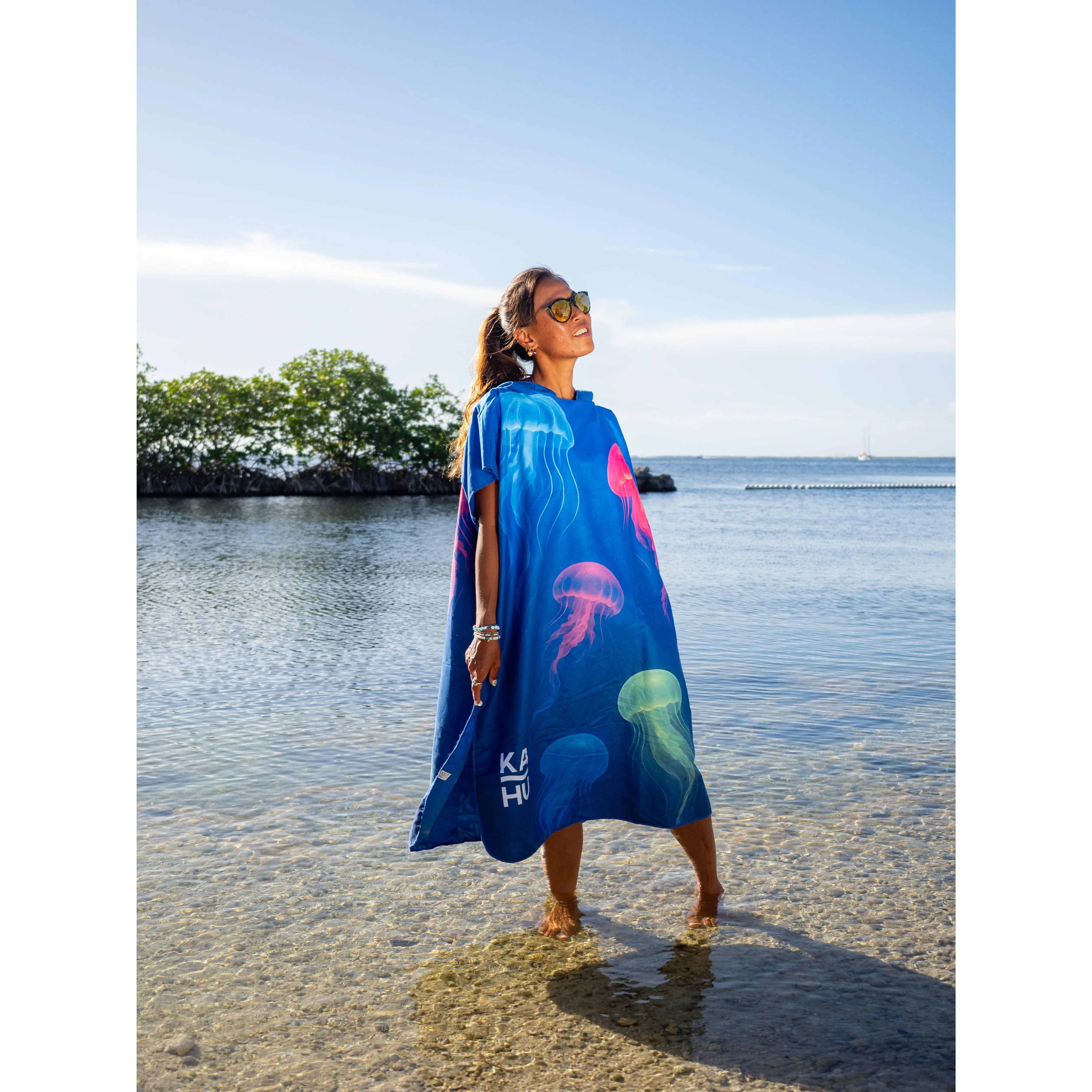 Pololia - Jelly Fish Towel Poncho (Regular)