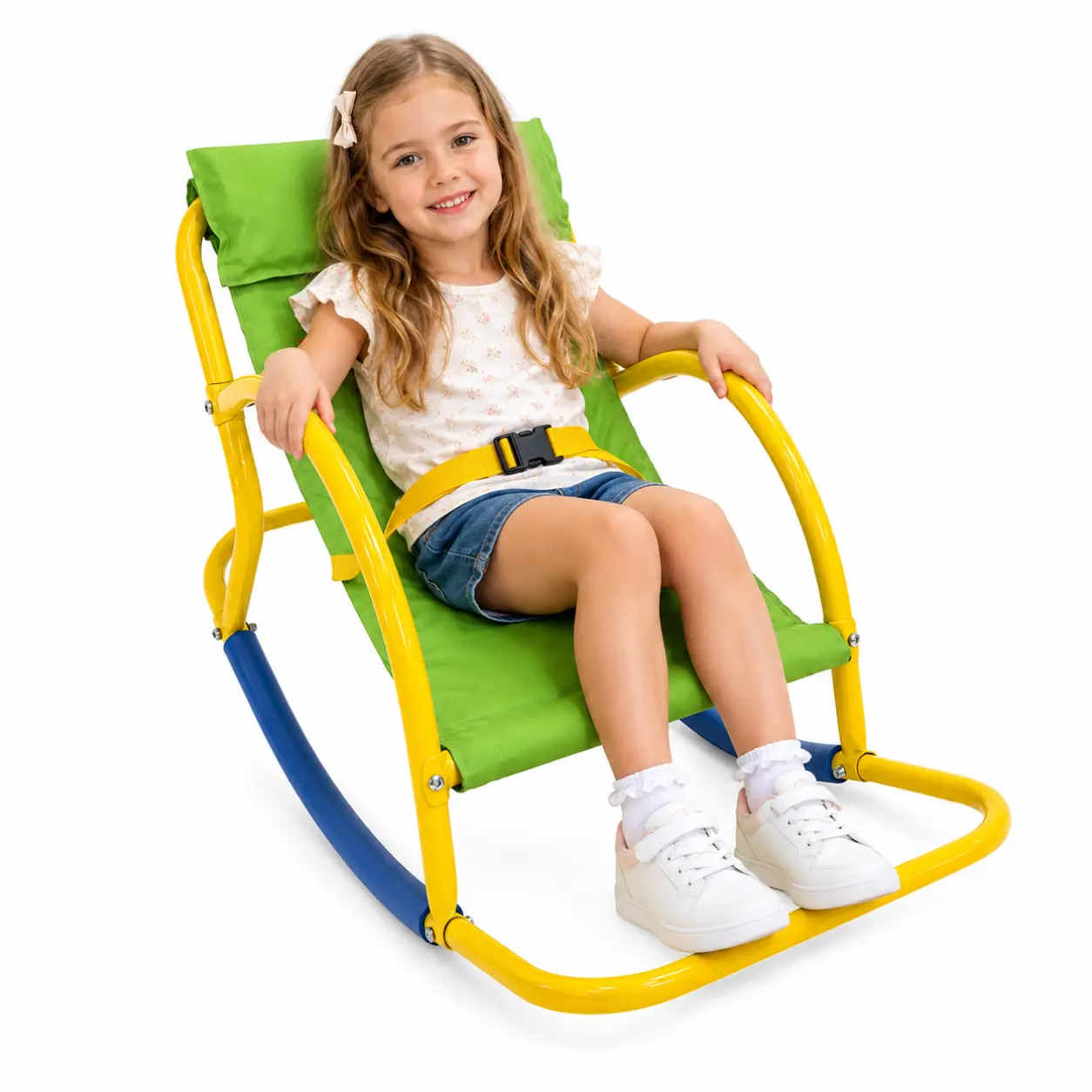 PLATPORTS Kids Seesaw Chair – Oversized Saucer Lounge Chair for Toddlers, Reading, Sensory Play & Indoor Outdoor Fun