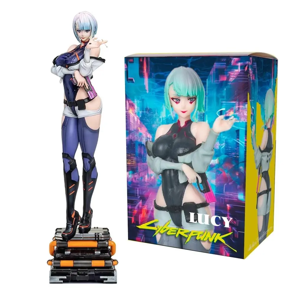 18cm Cyberpunk: Edgerunners Lucy Anime Figure - PVC Action Figure, Standing Model Toy for Gift Collection, Anime Figures