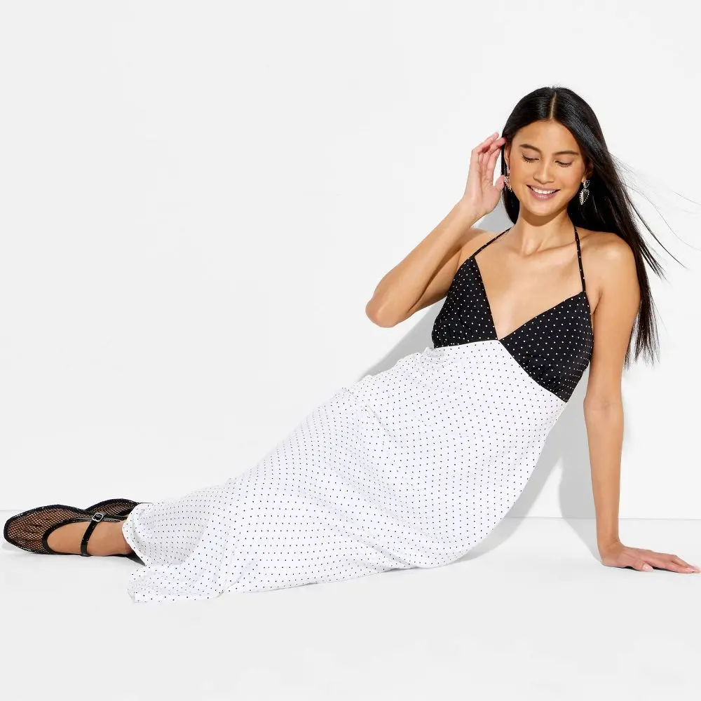Women's Triangle Cup Maxi Dress - Wild Fable