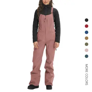 Danedvi Womens Snow Bibs Insulated Waterproof Ski Bibs Overalls Winter Outdoor Snow Pants