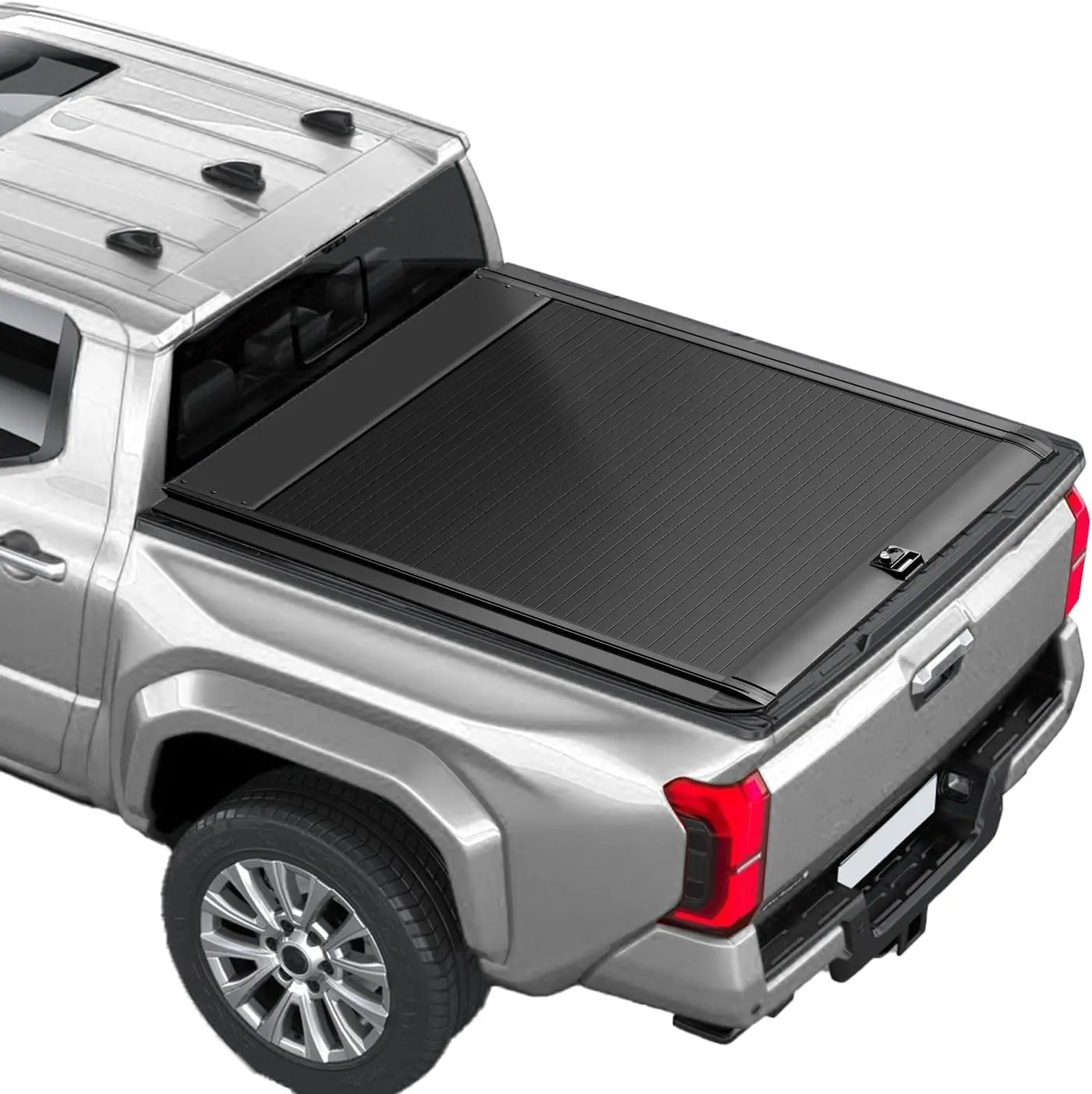 Tacoma (5'/60") 2016-2026 Retractable Hard Truck Bed Tonneau Cover, Durable Aluminum Alloy, Waterproof, Simple Install,Durable Cover, 5 Fit