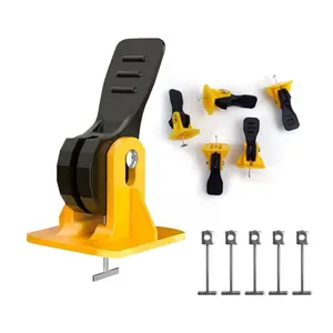 50pcs Tile Leveling System Kit 1/8 Tile Spacers Reusable  Leveler Tile Tools for Installation+50pcs Replaceable Spare Steel T-Pin Upgraded Adjustable Fit 8-12mm Tile Floor Leveling Compounds Set