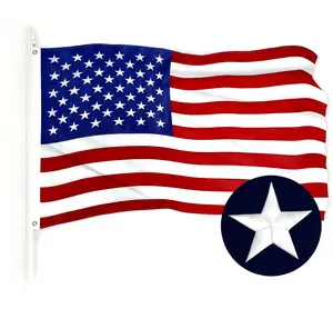 Cocayan Durable Outdoor American Garden Theme Flag - Heavy-Duty Weatherproof Banner, Exquisitely Embroidered Stars, Sturdy Brass Grommets, Vibrant Colors for Patriotism Displays, Loyalty Symbol (Home Improvement Garden Decor Supplies)