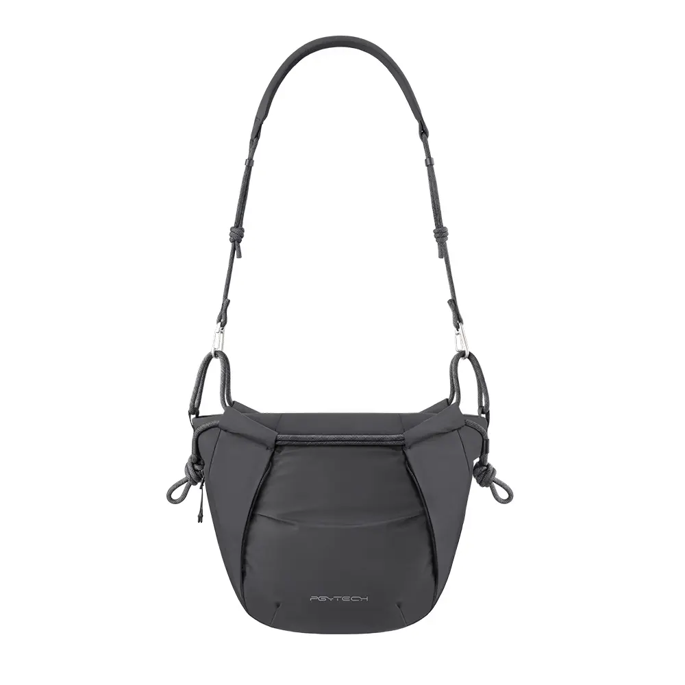 PGYTECH OneGo Rope Strap Camera Bag – Multifunctional Shoulder Bag for Urban Photographers. Compact Camera Bag Compatible with Sony/Canon/Nikon/Mirrorless Cameras, Midnight Black