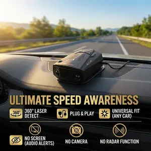 Car Driving Safety Accessory | Universal Speed Monitor for Most Vehicles, Easy to Use, No Radar & No Digital Display, Perfect for Daily Commute
