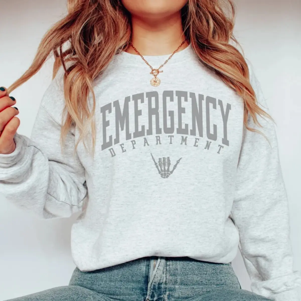 Emergency Department Sweatshirt • ER Dept Sweater • ER Nurse Gifts • Emergency Nurse • EMT Gift • Paramedic Gifts • Emergency Room Crewneck