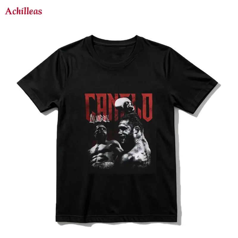 Alvarez Tee, Boxing T-shirt, Fight Sports Shirt, Gym Wear, Gift for Boxing Fans, Streetwear Sports Apparel