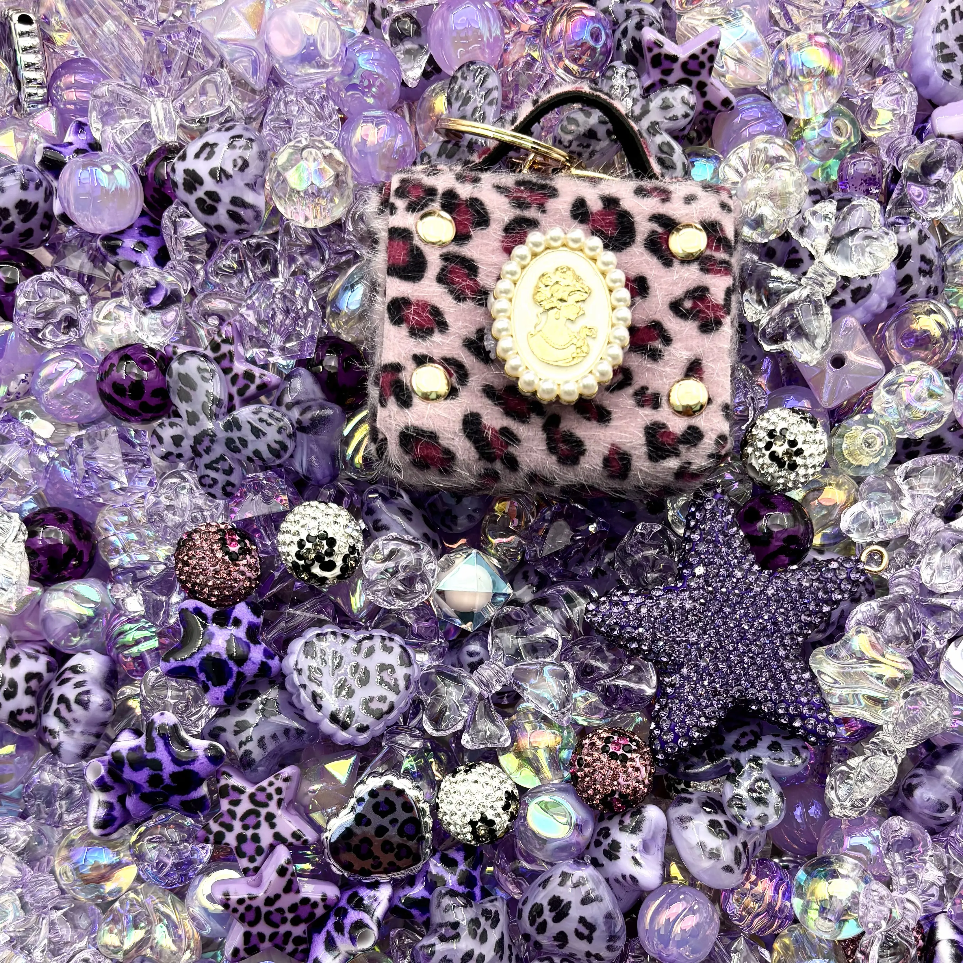 Purple Leopard Print