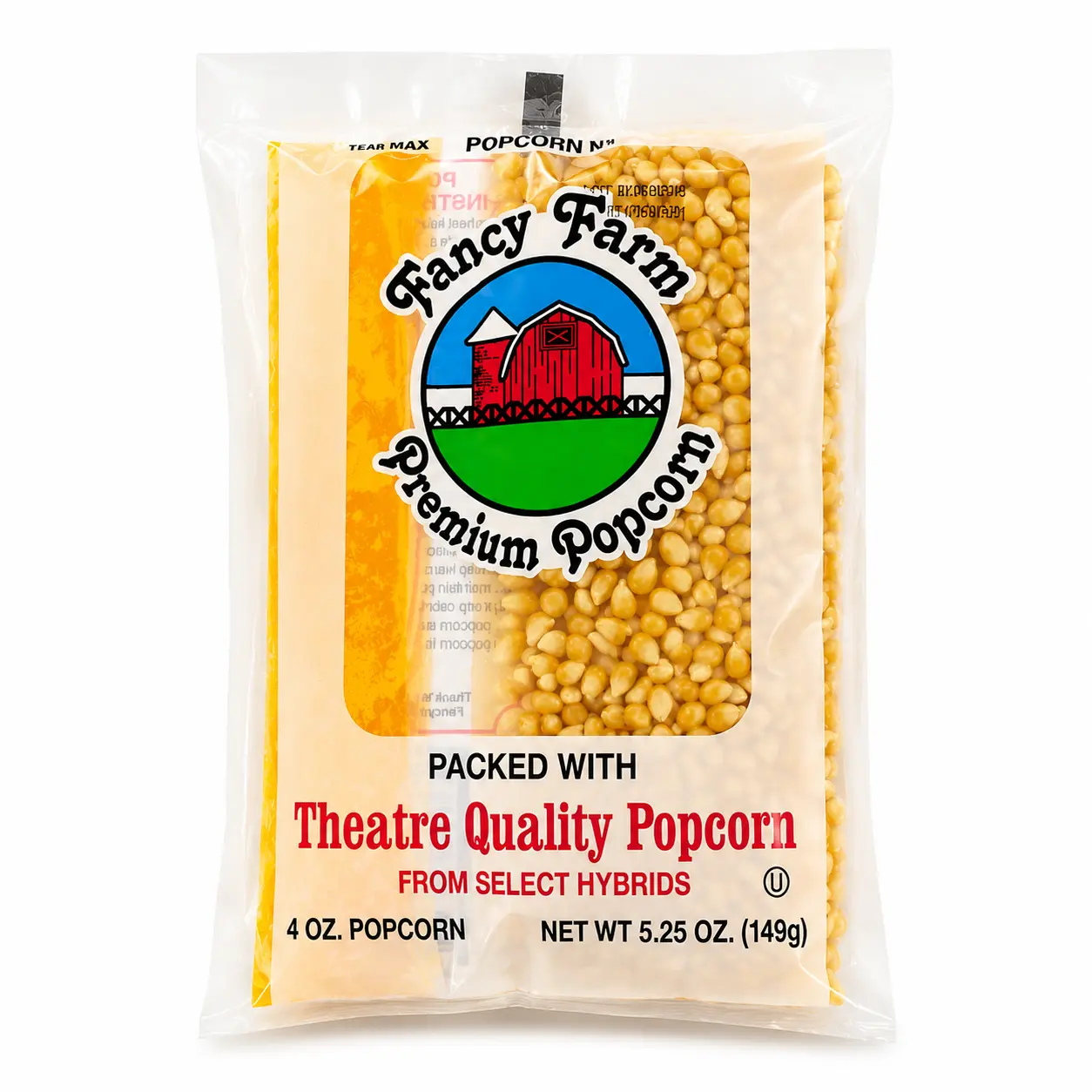 Fancy Farm Premium Popcorn Kit, 5.3 Oz Microwave Popcorn Kit (Pack of 36) | Buttery Movie Theater Style Popcorn | Easy to Prepare | Perfect for Home, Office, Parties & Concessions