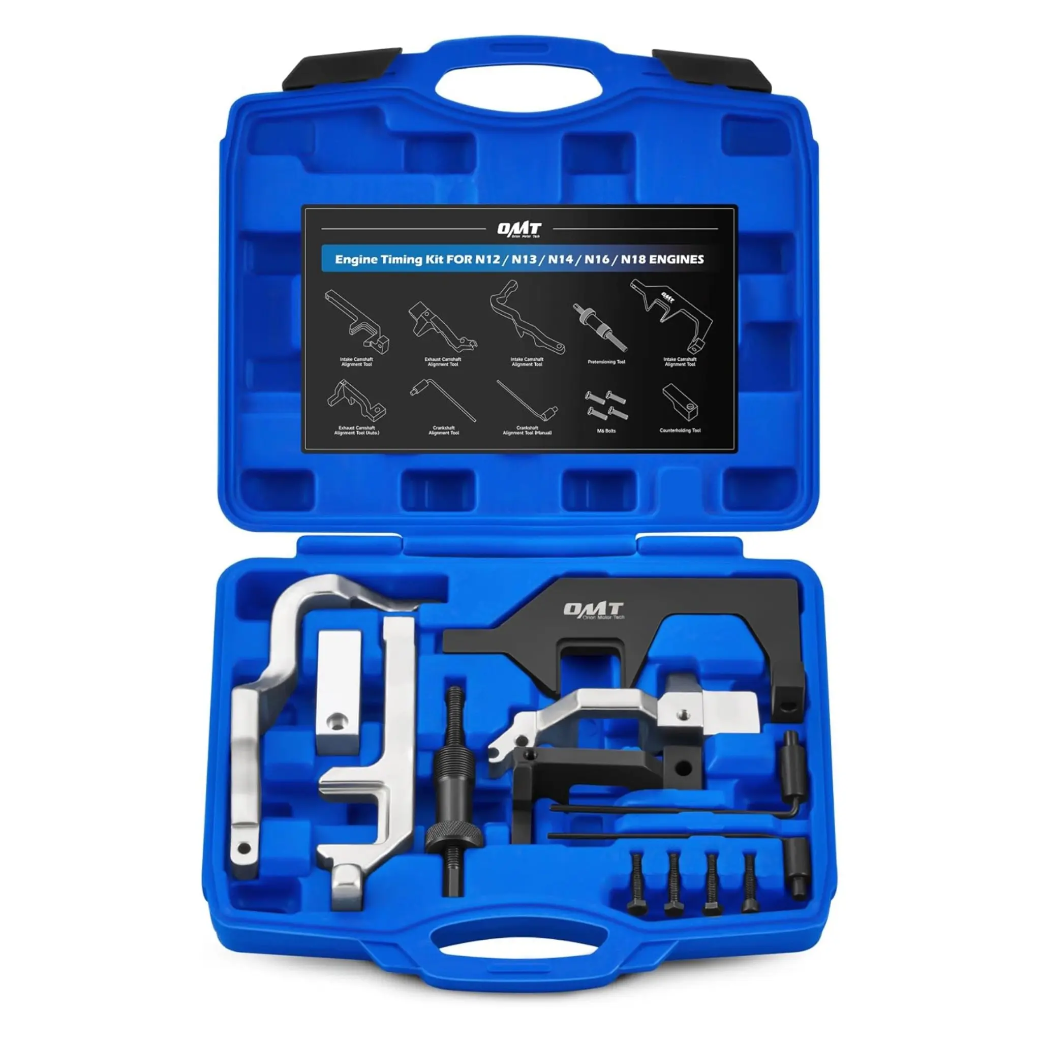 【SpotlightDay】Orion Motor Tech Camshaft Holding Tool Kit Compatible with BMW Mini Cooper ClubmanN13 N18/ N12 N13 N14 N16 N18 EP3 EP6 1.4L 1.6L Engines Timing Tool Kit, Limited Time Deal