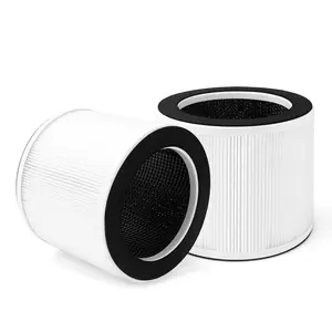 HY1800(S) Air Purifier Replacement Filter with 3-Stage Filtration System, H13 True HEPA Filter Replacement, Green HEPA Filter