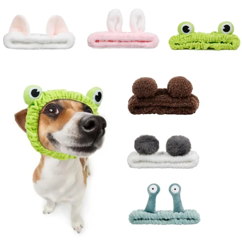 Cute Fuzzy Animal Ear Spa Headbands, 6-Pack Colorful Makeup-Friendly Hair Accessories for Women & Girls, Ideal for Skincare & Face Washing, Makeup-Friendly Headbands, Colorful Charm Headbands