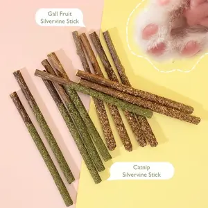 Lovely Caves Gall Fruit & Catnip Silvervine Chew Sticks Cat Toy Lovely Caves Gall Fruit & Catnip Silvervine Chew Sticks Cat Toy