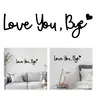 Durable Wooden Heart "Love You Bye" Sign - Easy-Install Farmhouse Wall Mount Plaque, Boho Living Room Decor, Window/Hallway Entryway Above Door Topper, House Accessories for Lovers (Wedding Gift, Storage Function)
