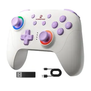 RG P01  Gaming Controller Compatible with   Controllers RG P01 2.4G Controller Gamepad for /PC/Steam/iOS/Android/ Hall Effect RGB Lights