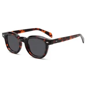 Retro Fashion Sunglasses Acetate Square Frame Sun Glasses TAC Unisex Fashion Sunglasses Green Sunglasses