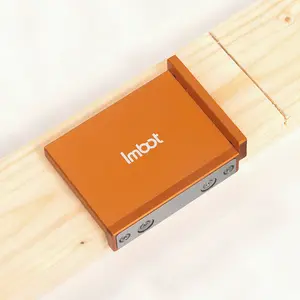 Imbot Magnetic Hand Saw Guide, 90° Precision Cutting Auxiliary Fixture – Aluminum Alloy Woodworking Saw Fence for Accurate Straight Cuts on Wood Boards & Strips, Burr-Free Finish, DIY & Carpenter Tool