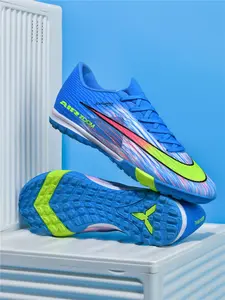 Men's High-End Seamless Sports Football Shoes, Anti-Slip Durable Outdoor Lawn Soccer Shoes, Super Grip and Support, Fashionable Sporty Style, Turf Shoes, Soccer Cleats, Football Boots